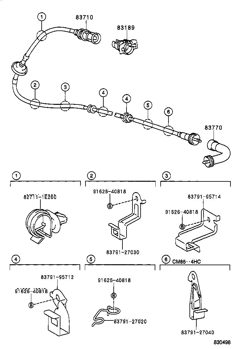 83831-27140 LENS, METER, NO.1 product image