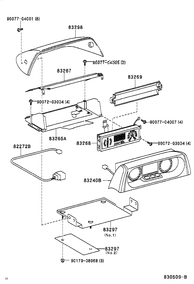 83220-60741 SPEEDOMETER ASSY product image