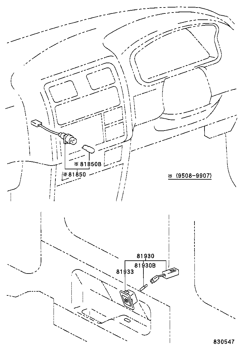 81850-26020 LAMP ASSY, INDICATOR product image