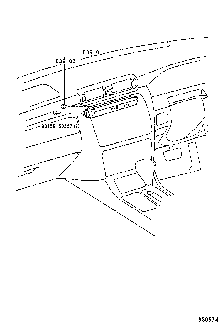 83841-3A080 CASE, COMBINATION METER product image