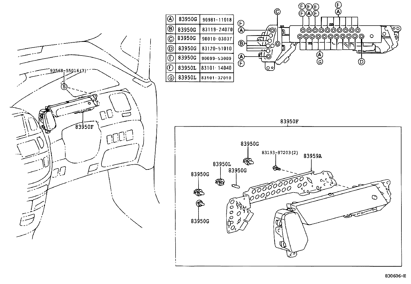 83801-28830 COMPUTER, COMBINATION METER product image