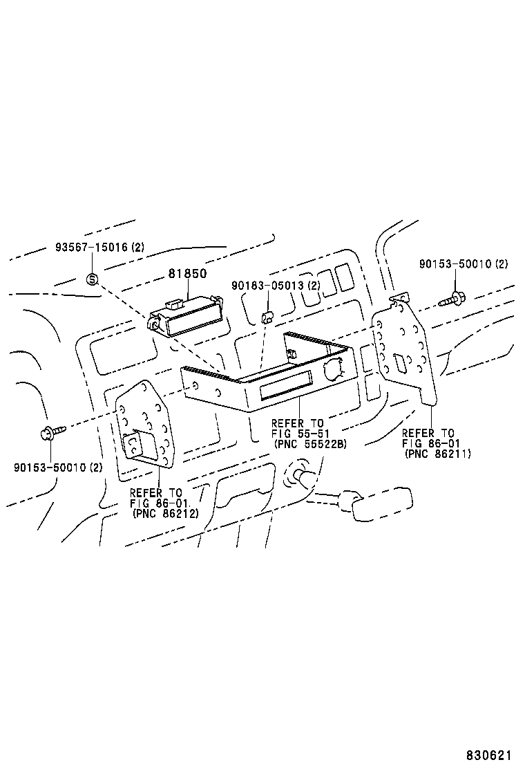 81850-37050 LAMP ASSY, INDICATOR product image