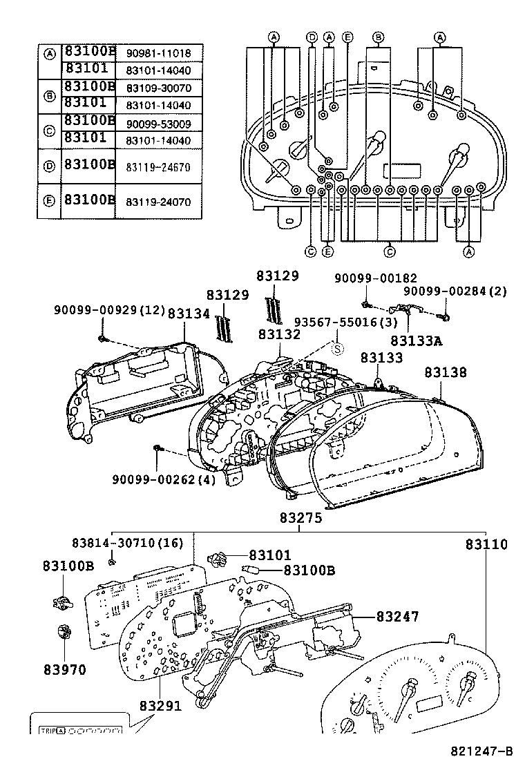 83291-48070 COMPUTER, COMBINATION METER product image