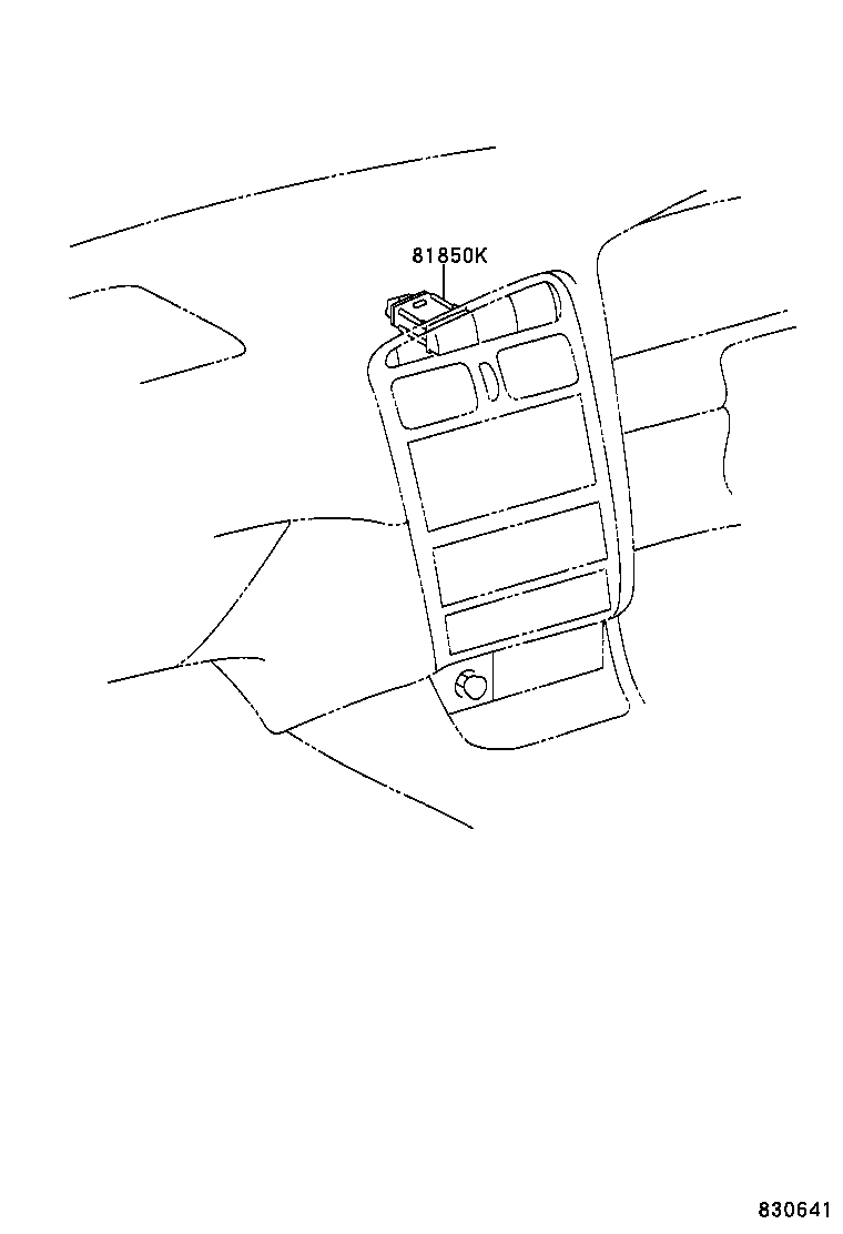 81850-05020 LAMP ASSY, SECURITY INDICATOR product image