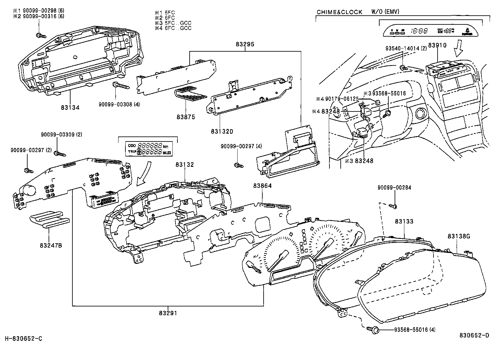 83801-50173 COMPUTER, COMBINATION METER product image