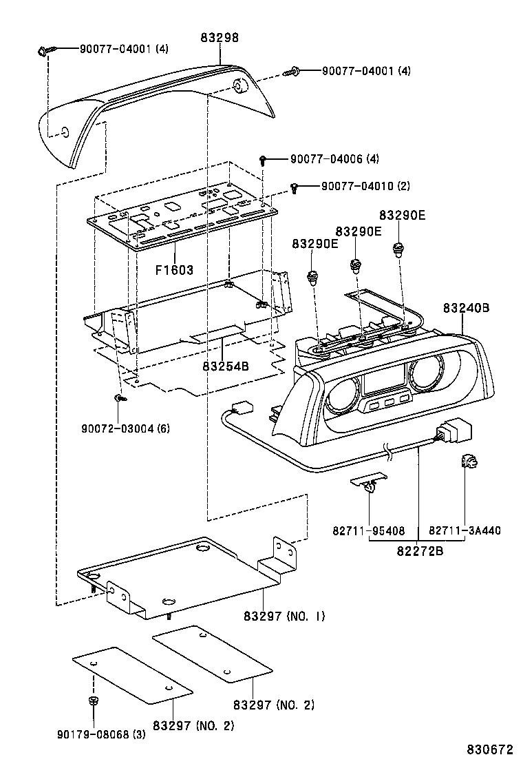 83220-60741 SPEEDOMETER ASSY product image