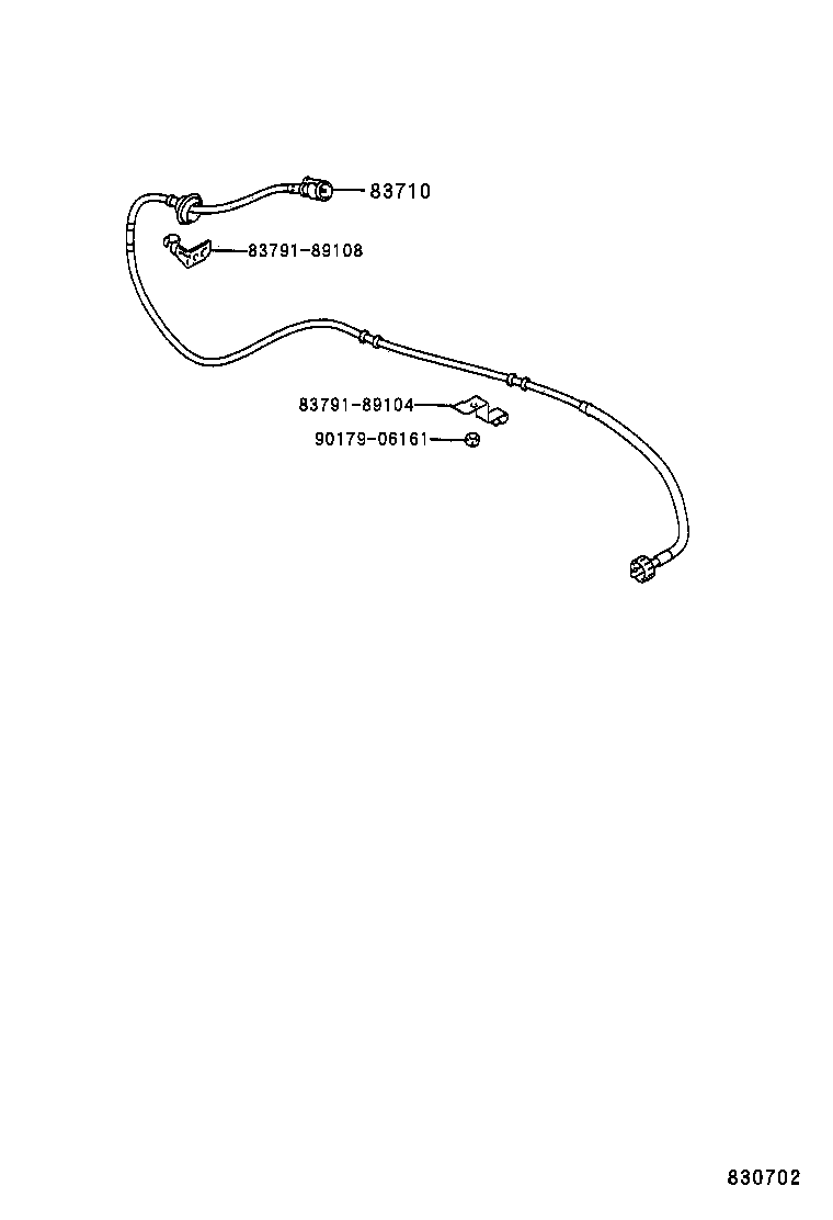 83110-3D080 SPEEDOMETER ASSY product image