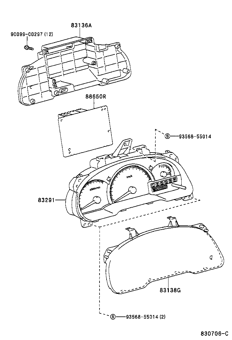 83801-44720 COMPUTER, COMBINATION METER product image