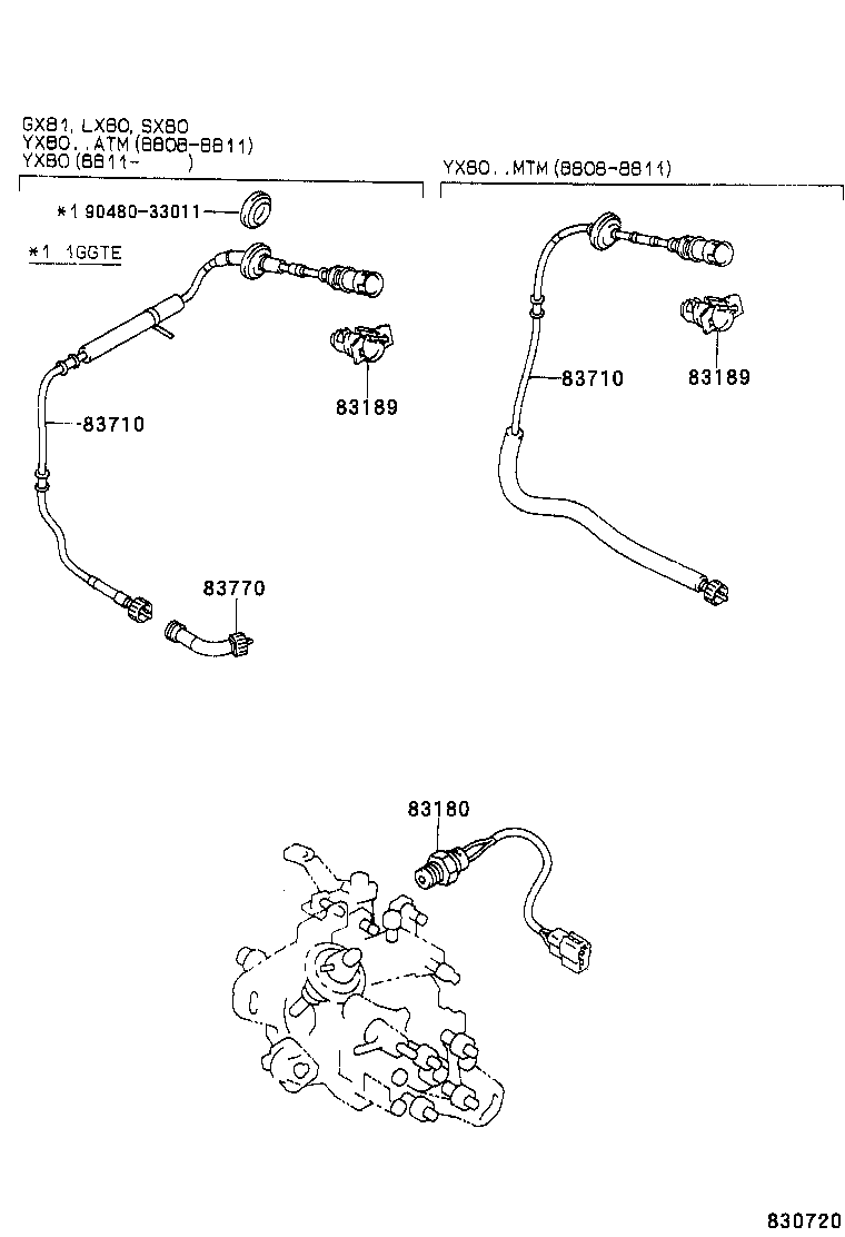 83132-2A780 CASE, COMBINATION METER product image