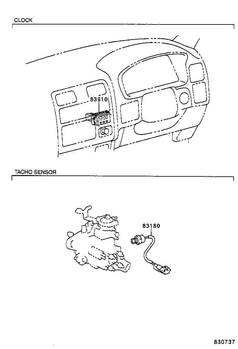 83180-26010 DETECTOR ASSY, REVOLUTION product image