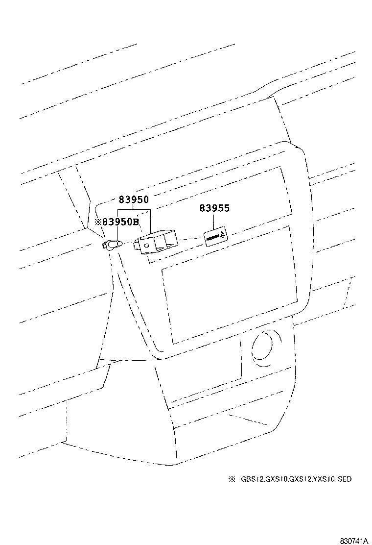 83955-43010 LENS, TELL TALE product image