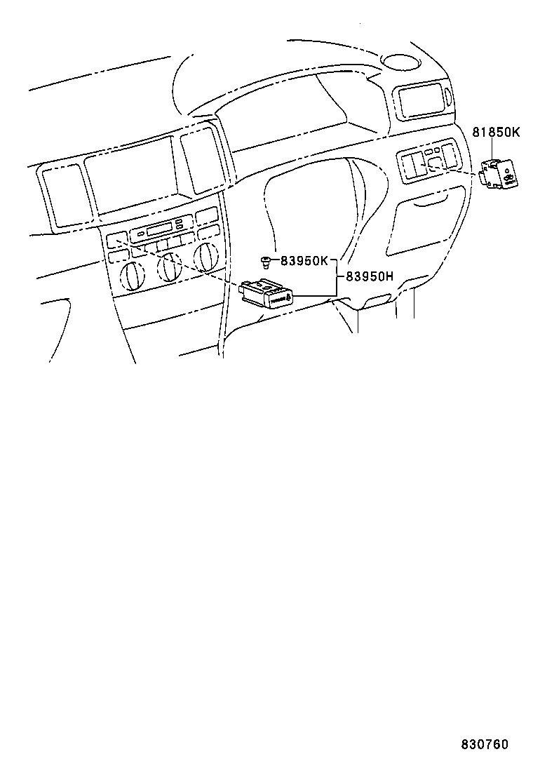 81850-02020 LAMP ASSY, SECURITY INDICATOR product image