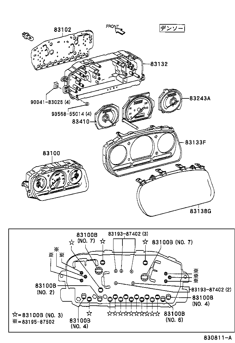 83133-97504 PLATE, METER product image