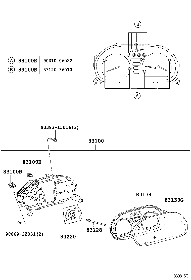 83181-37160 SENSOR, SPEEDOMETER product image