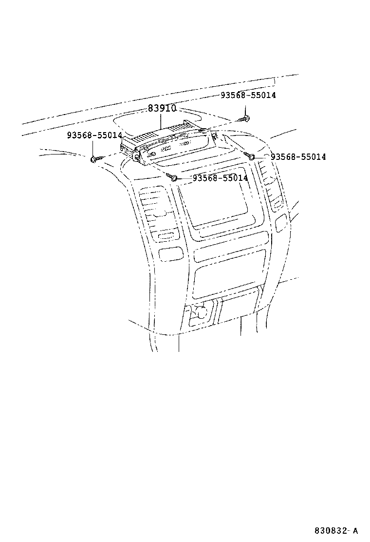 83910-60180 CLOCK ASSY product image