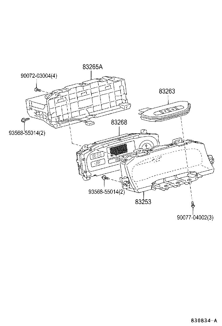 83910-60180 CLOCK ASSY product image