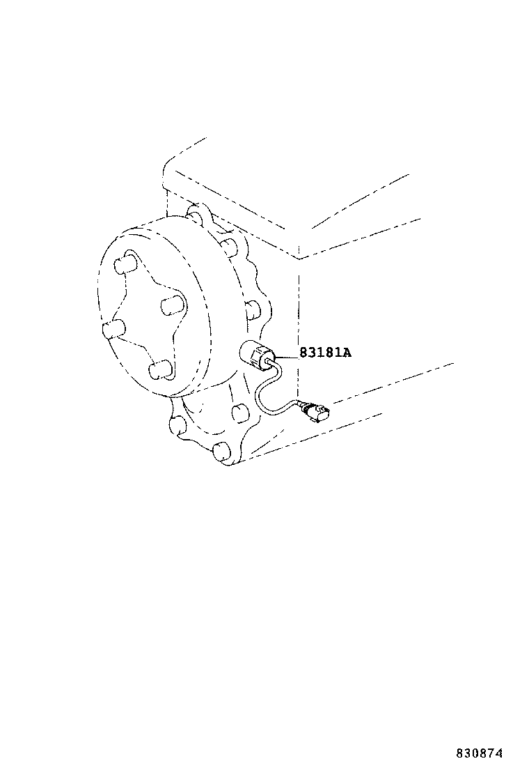 83181-37160 SENSOR, SPEEDOMETER product image