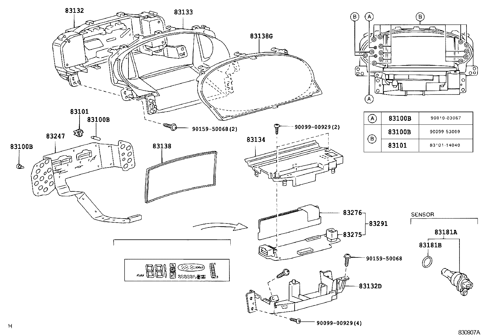 83291-52600 COMPUTER, COMBINATION METER product image