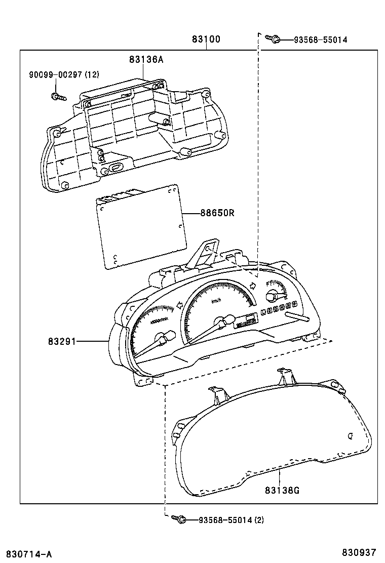 83801-44720 COMPUTER, COMBINATION METER product image