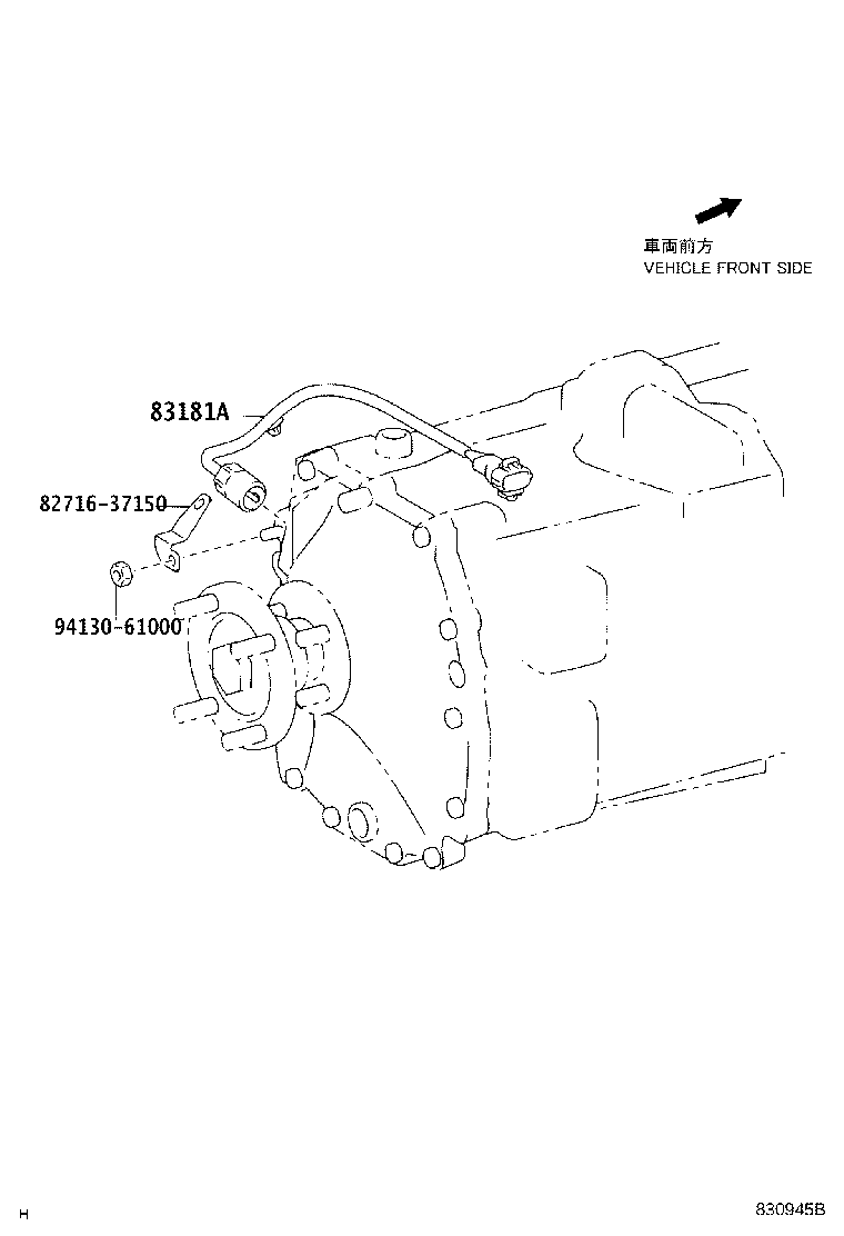 83181-37030 SENSOR, SPEEDOMETER product image