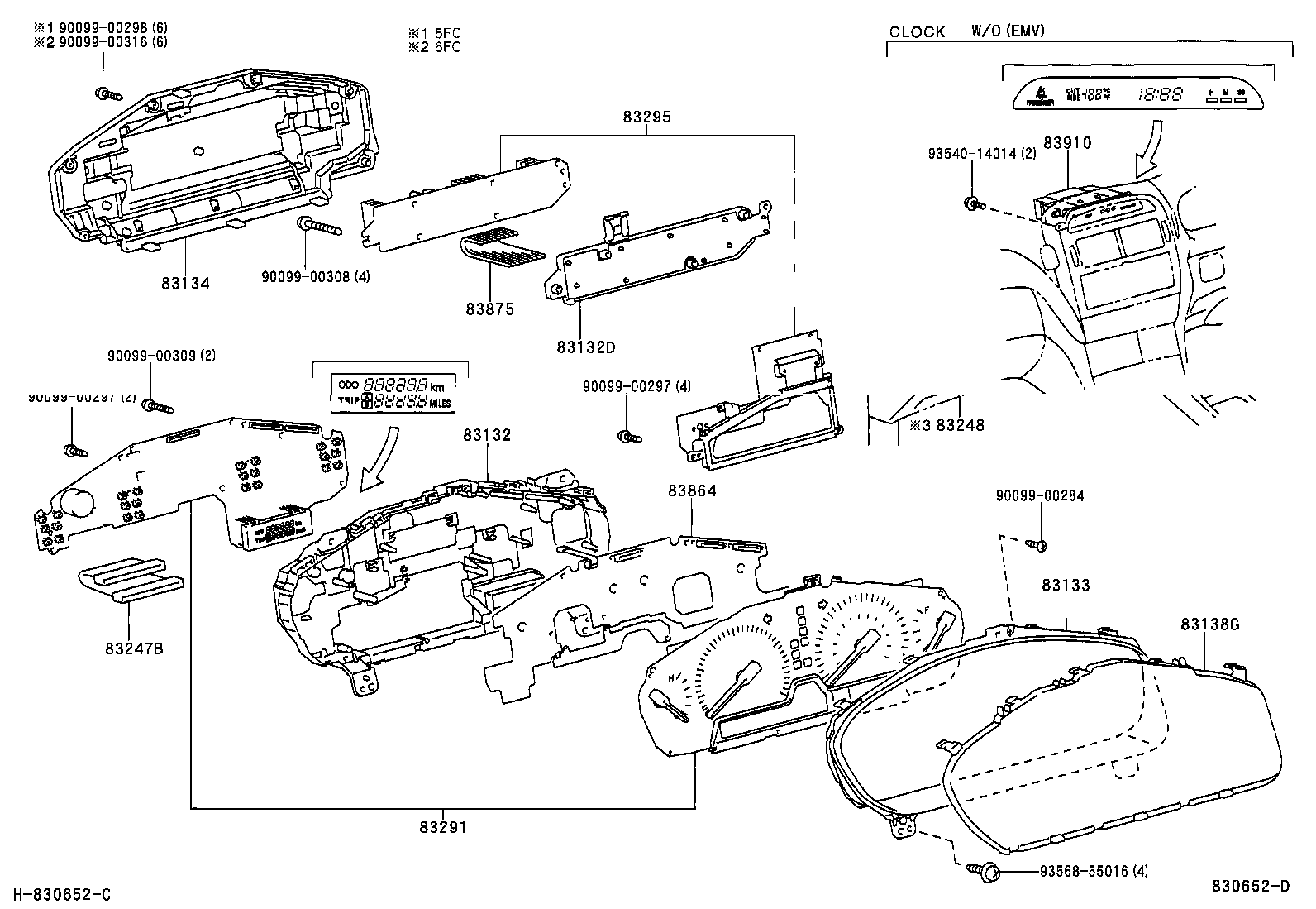 83801-50173 COMPUTER, COMBINATION METER product image