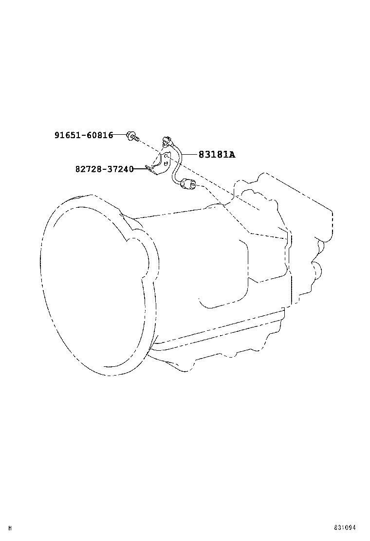 83181-37030 SENSOR, SPEEDOMETER product image