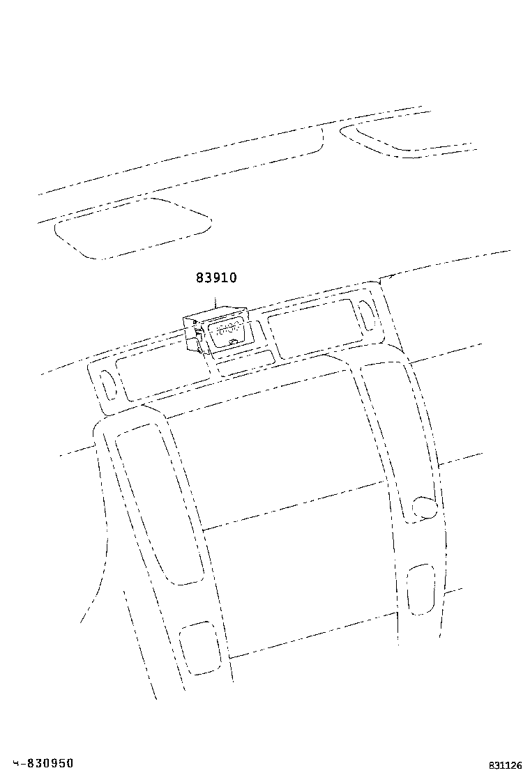 83910-30600 CLOCK ASSY product image