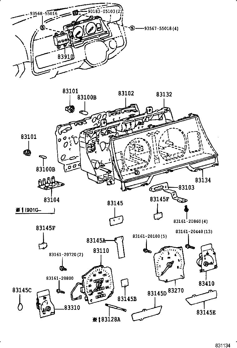 83181-28010 SENSOR, SPEEDOMETER product image