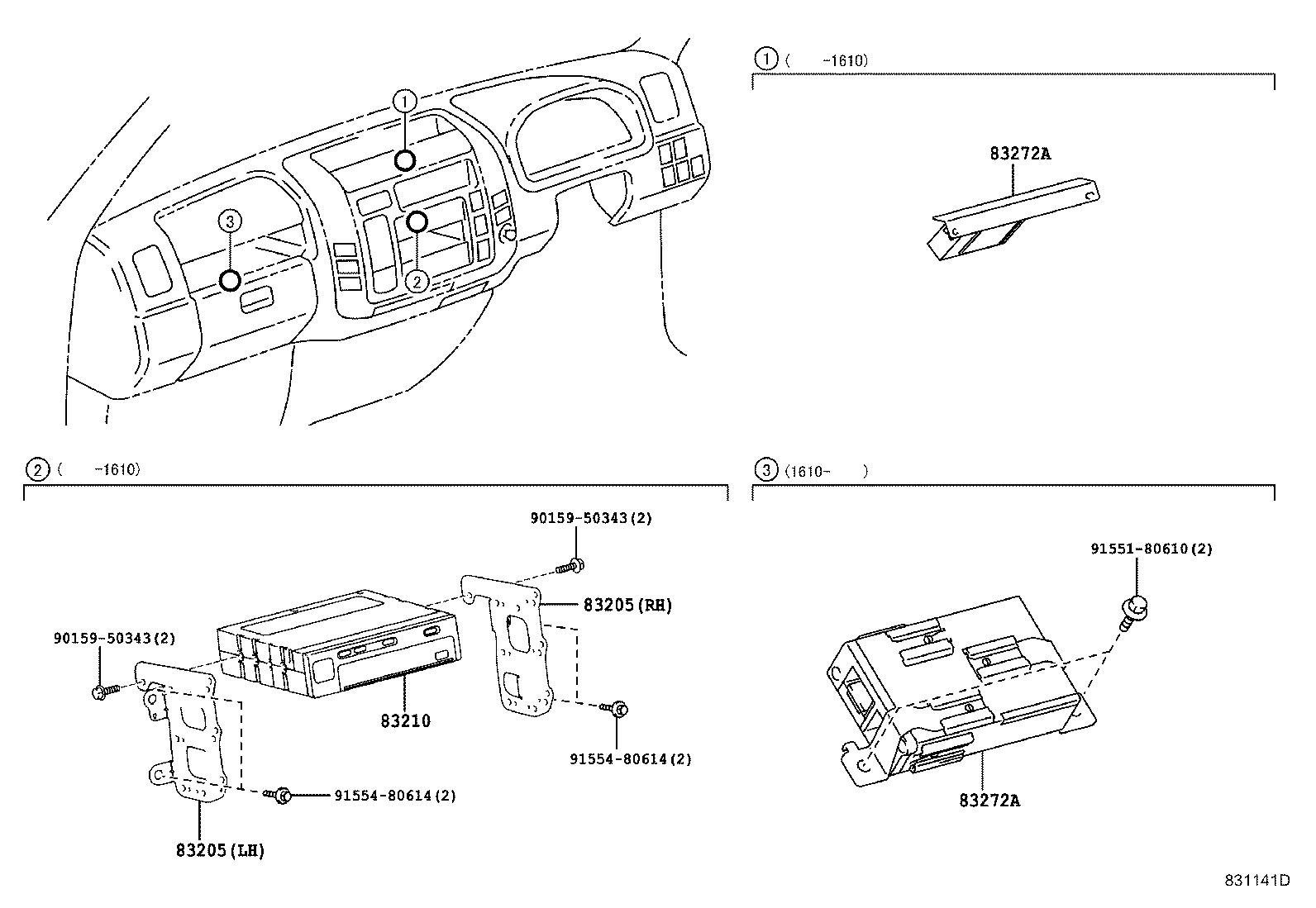 83210-37230 TACHOGRAPH ASSY product image