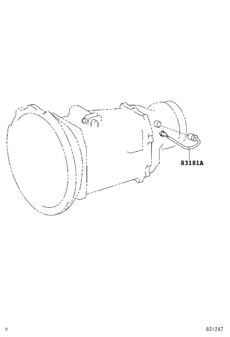 83181-37160 SENSOR, SPEEDOMETER product image