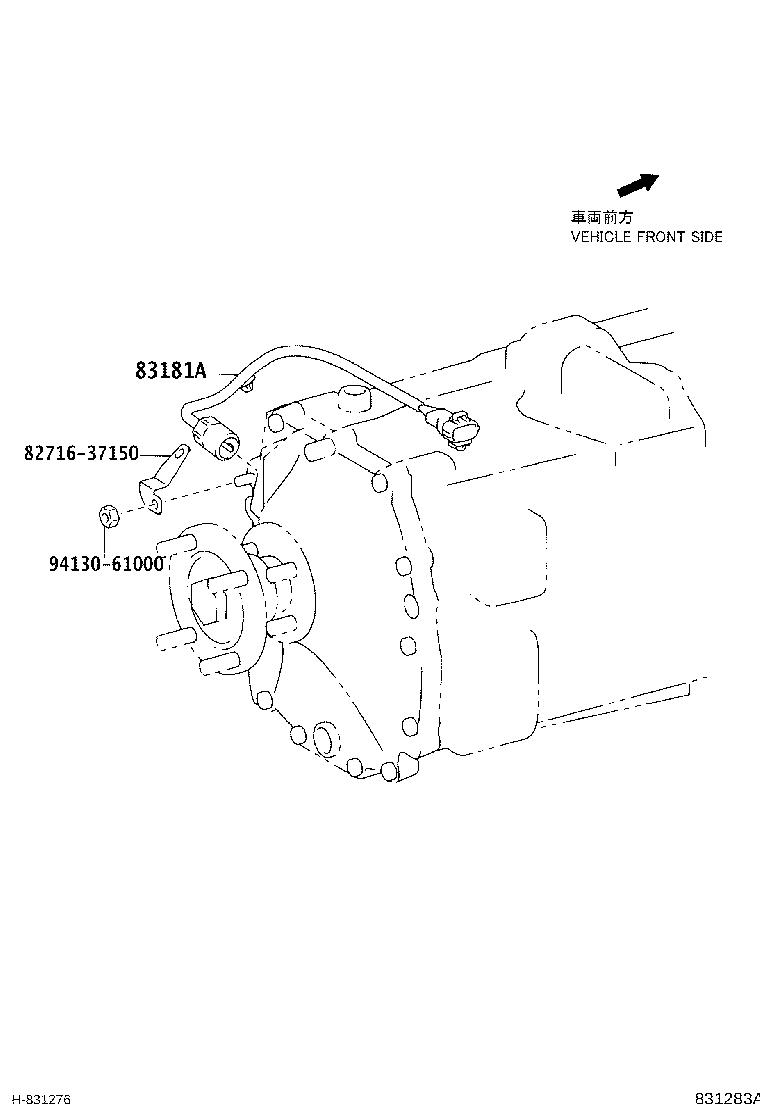 83181-37180 SENSOR, SPEEDOMETER product image
