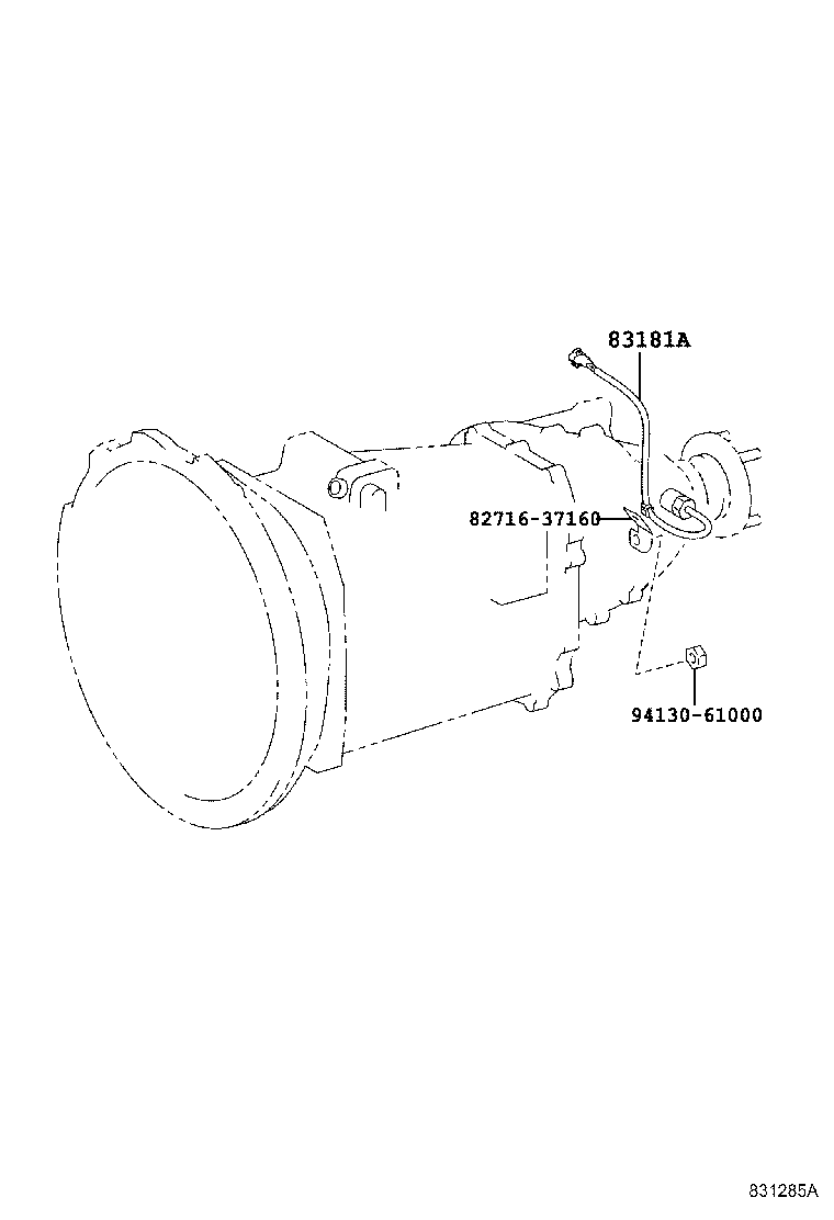 83181-37180 SENSOR, SPEEDOMETER product image