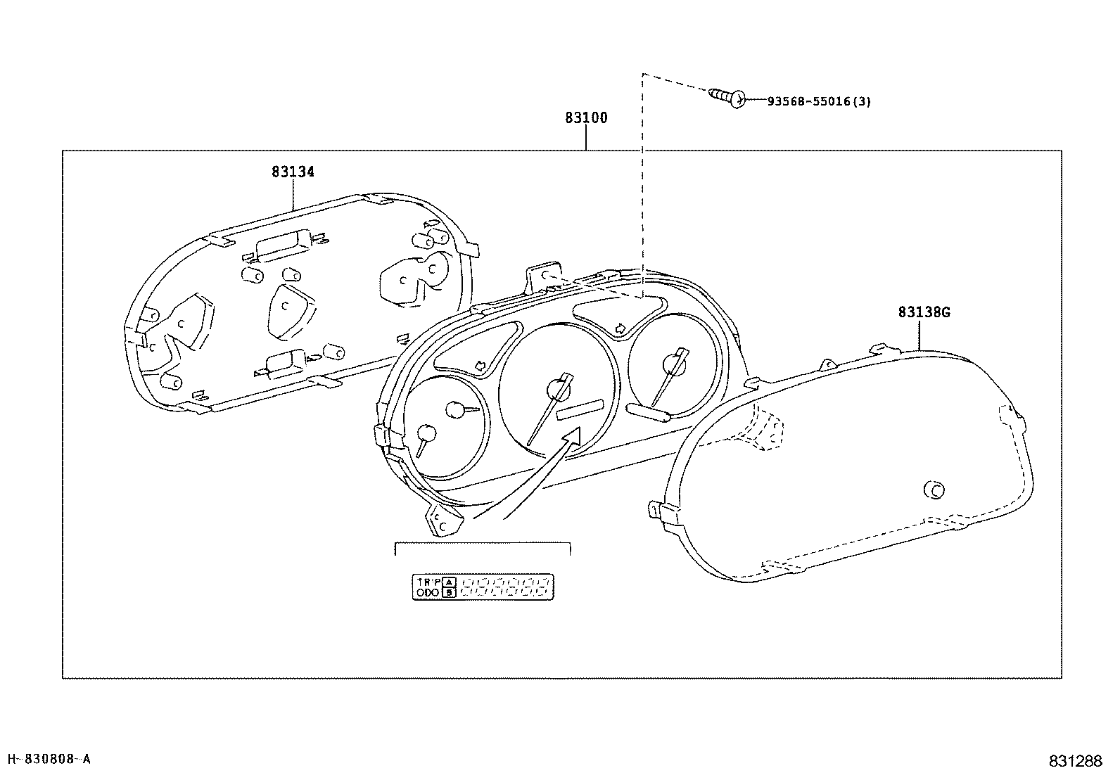 83181-37180 SENSOR, SPEEDOMETER product image