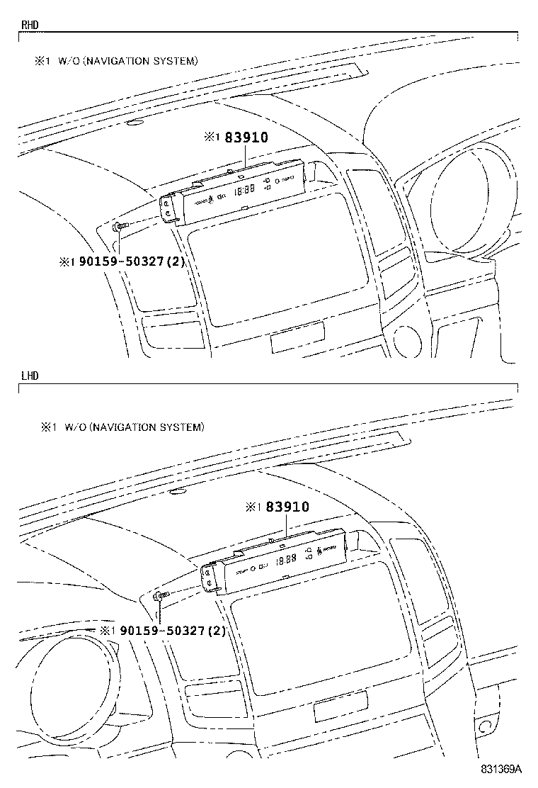 83910-60360 CLOCK ASSY product image