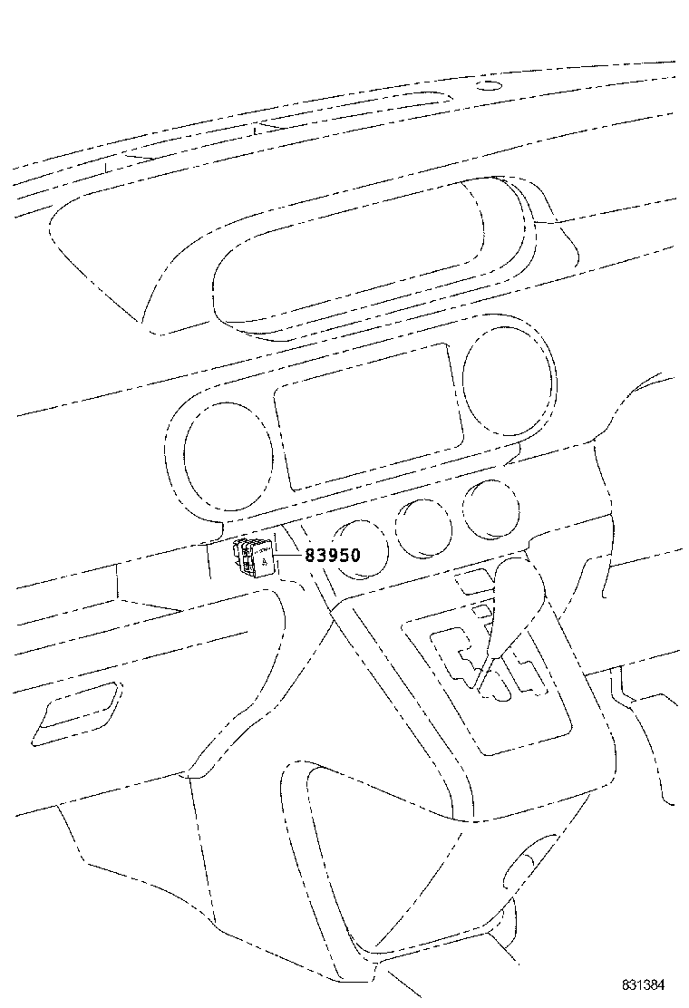 83950-12230 LAMP ASSY, TELLTALE product image