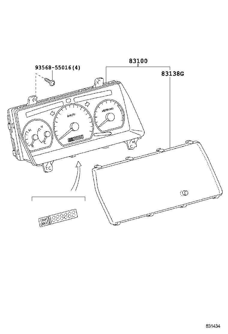 83180-26010 DETECTOR ASSY, REVOLUTION product image