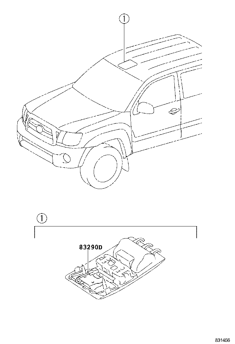 83290-04010 METER ASSY, ACCESSORY product image