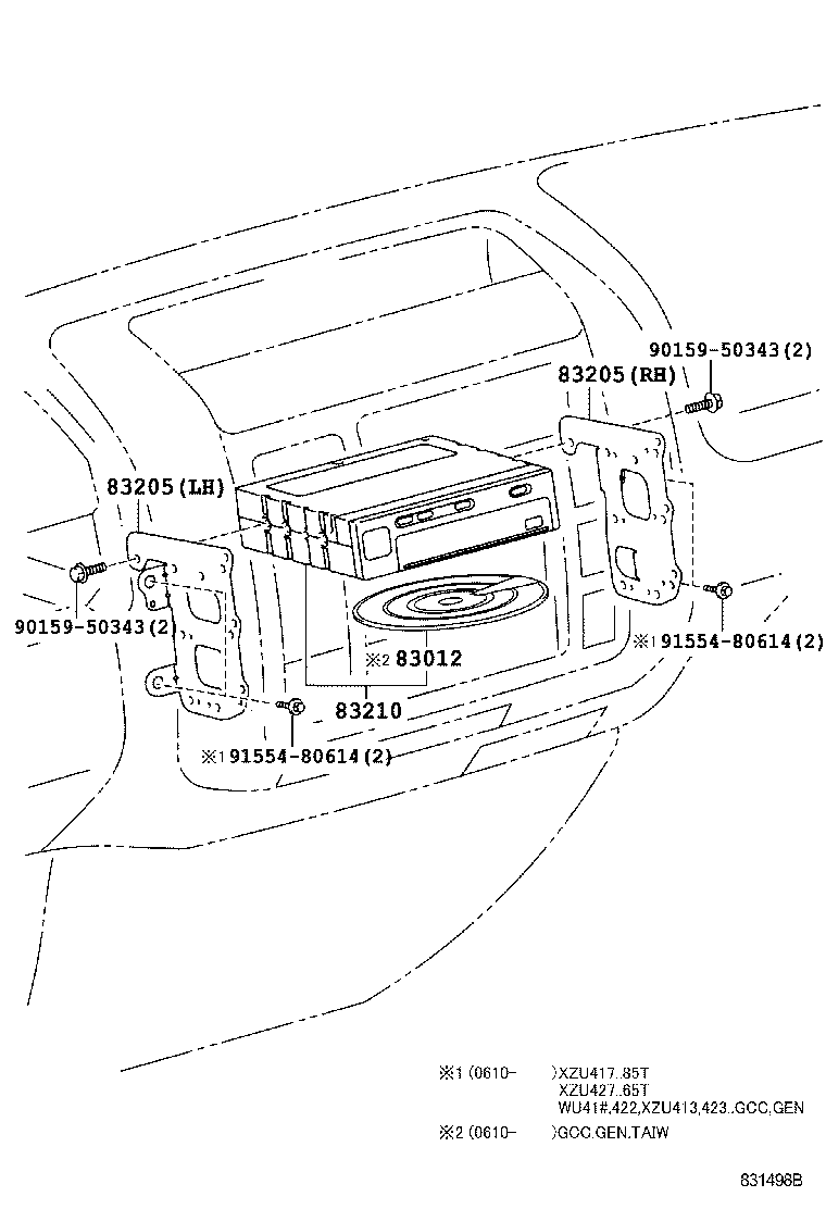 83012-37010 SHEET SET, TACHOGRAPH CHART product image