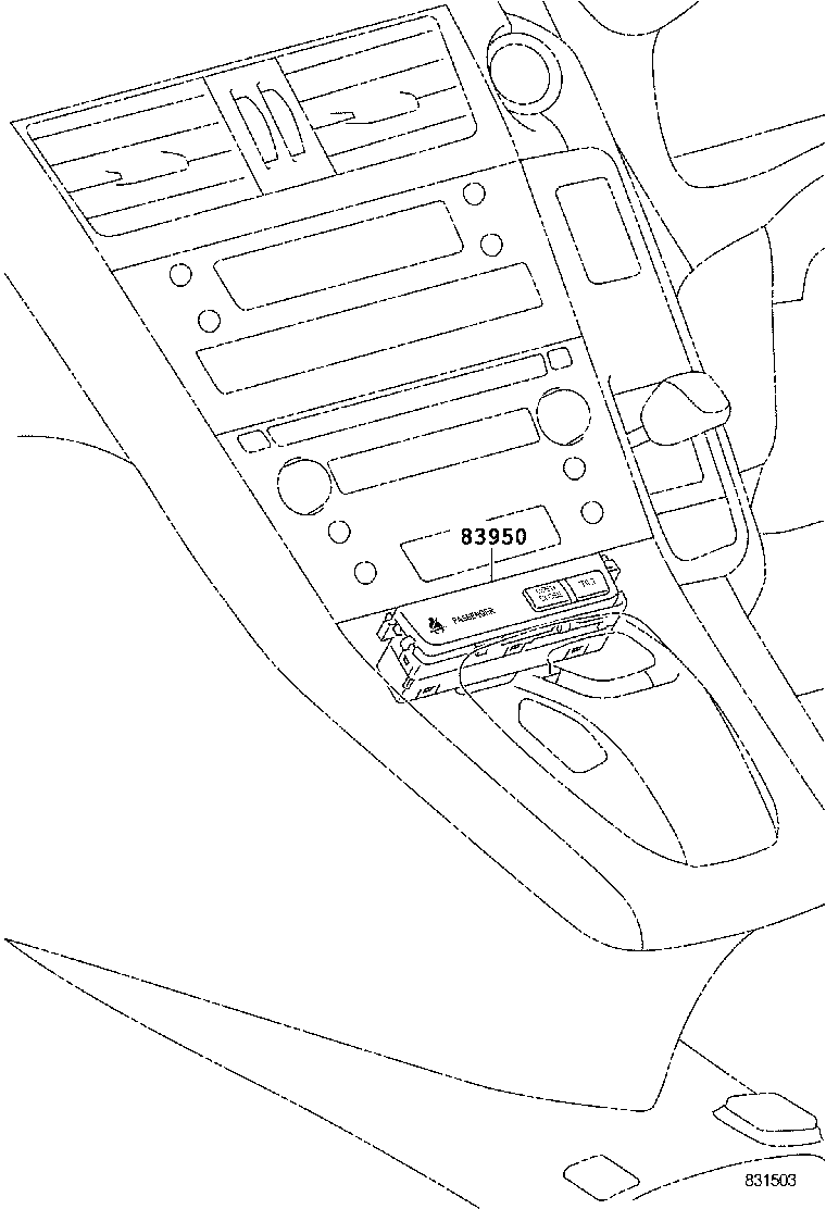 83950-75010 LAMP ASSY, TELLTALE product image