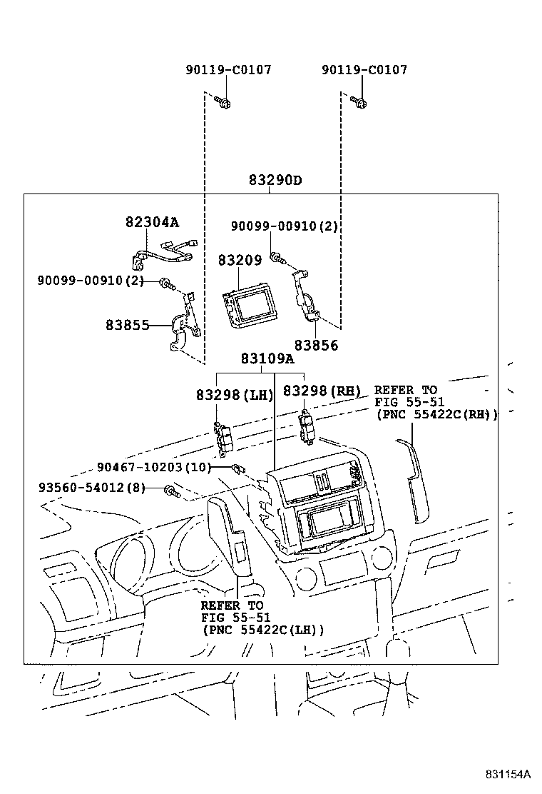 83852-0G050 GLASS, COMBINATION METER product image