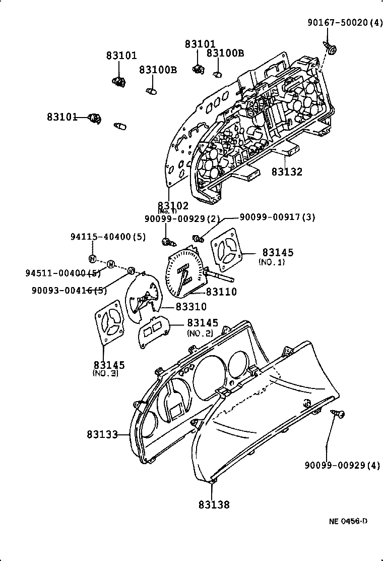 83110-02090 SPEEDOMETER ASSY product image