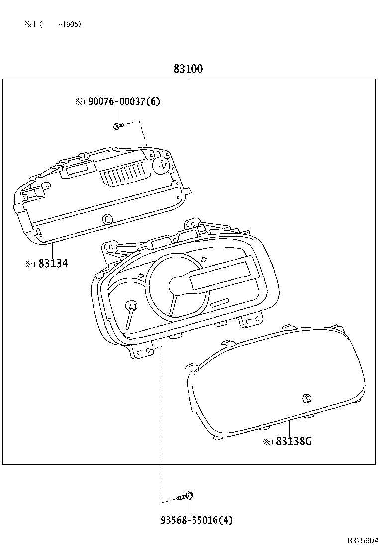 83210-37151 TACHOGRAPH ASSY product image
