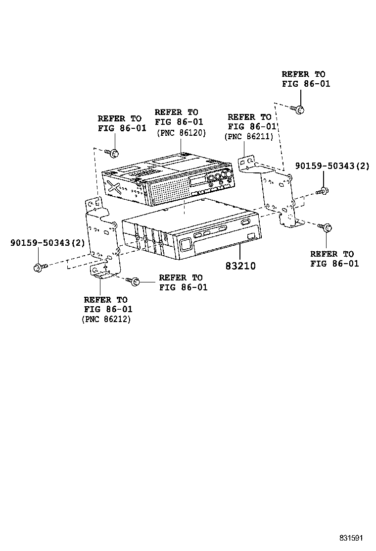 83210-37151 TACHOGRAPH ASSY product image