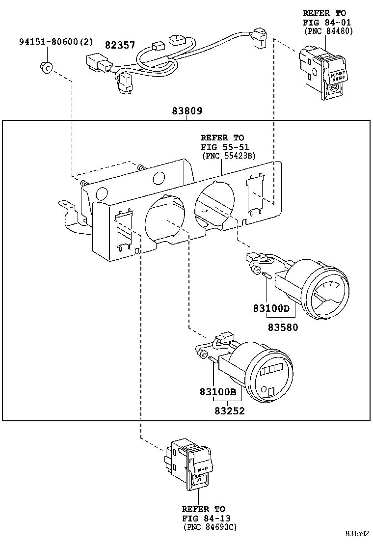 83210-37151 TACHOGRAPH ASSY product image