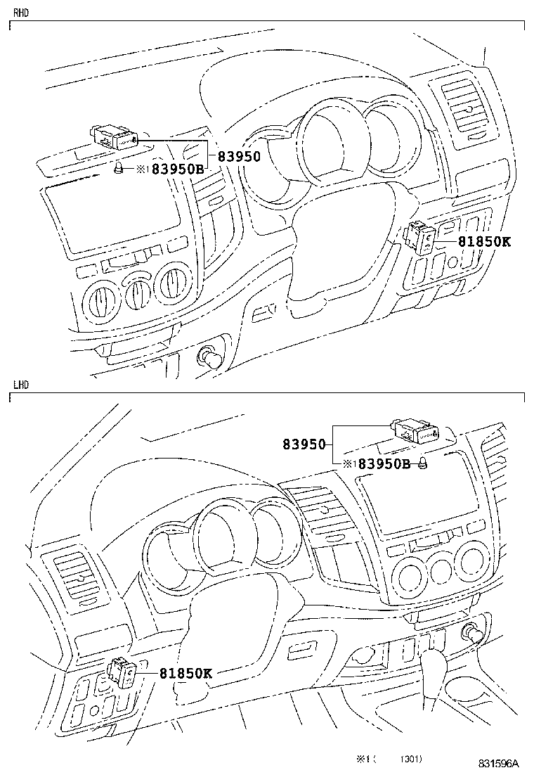 Toyota 83950-0K090 LAMP ASSY, TELLTALE