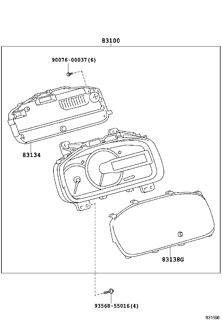 83210-37381 TACHOGRAPH ASSY product image
