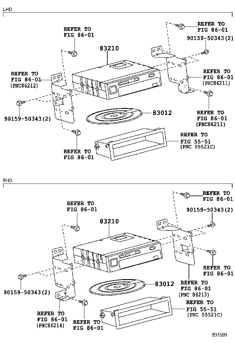 83210-37381 TACHOGRAPH ASSY product image