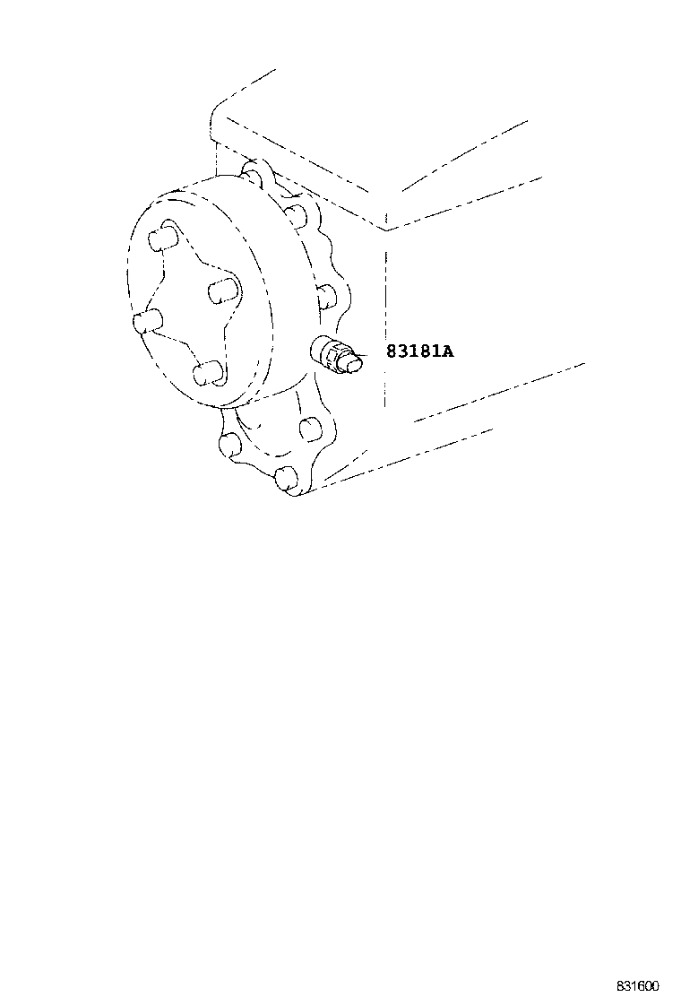 83210-37381 TACHOGRAPH ASSY product image