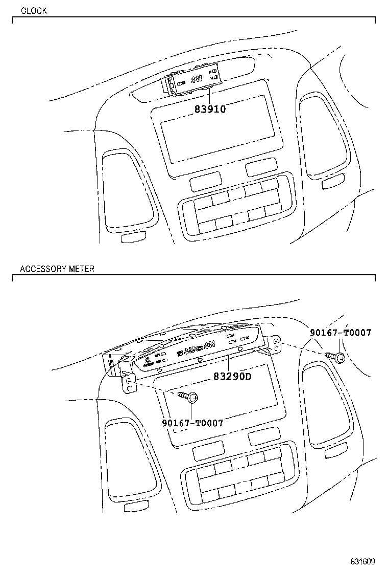83290-0K130 METER ASSY, ACCESSORY product image