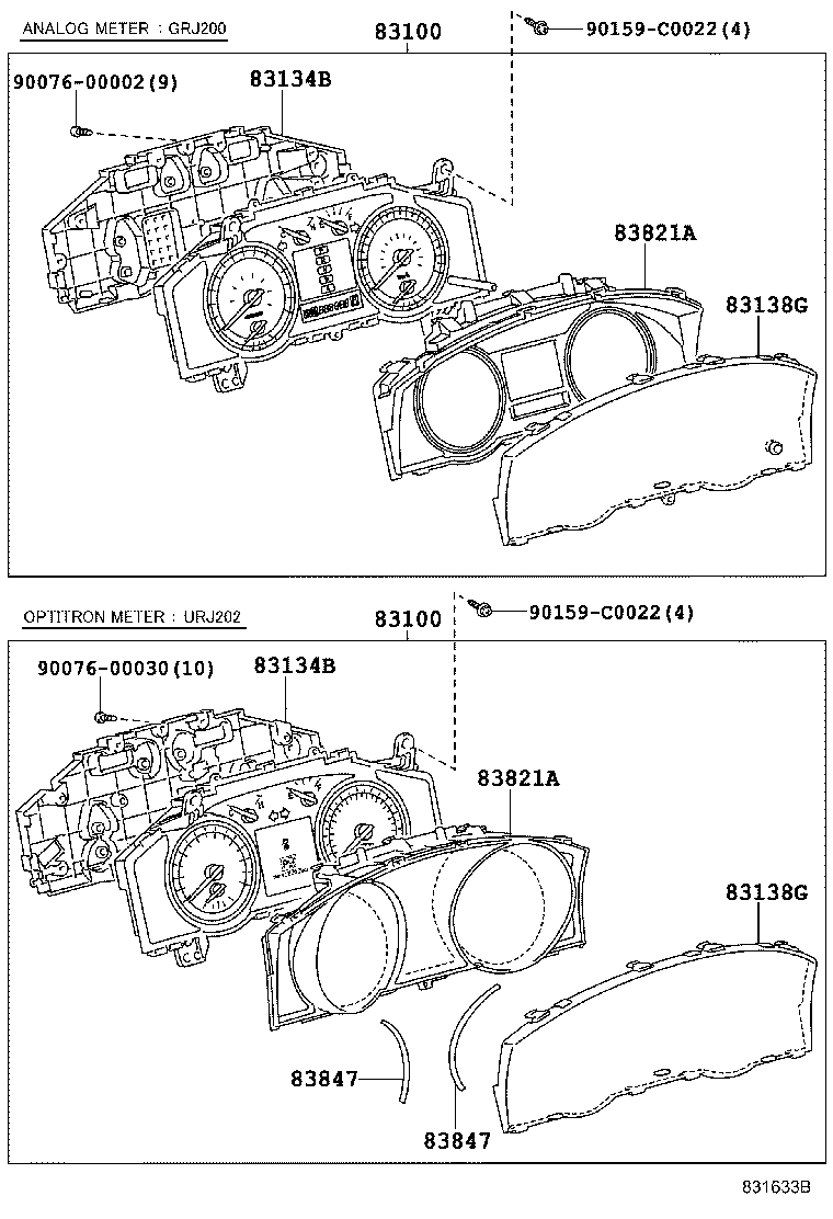 83910-60190 CLOCK ASSY product image